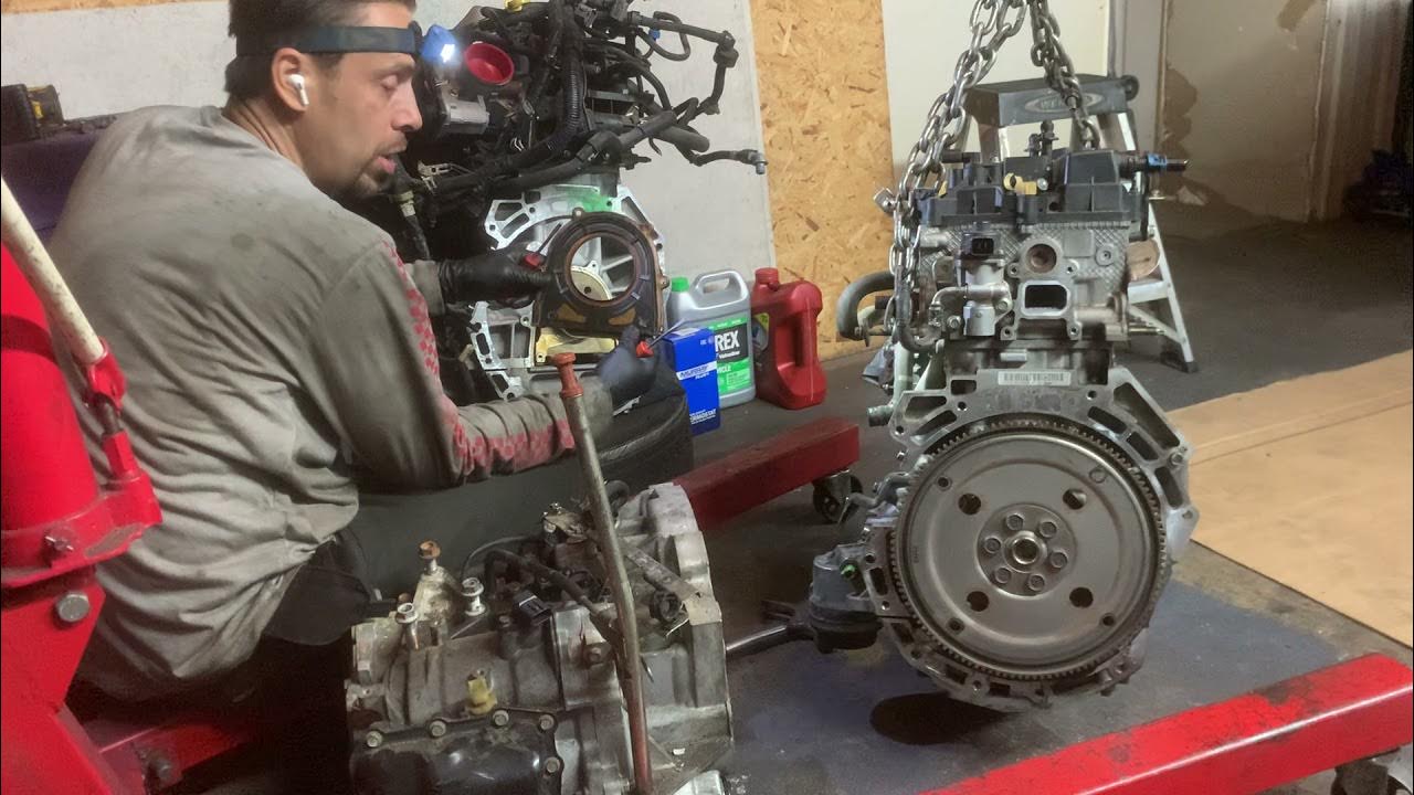 2007 Mazda 3 rear main seal - YouTube