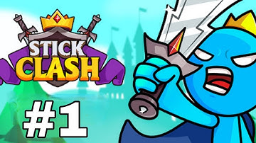StickClash Gameplay Walkthrough || Level 1-20 || Part 1 || {Android} By Azura Global
