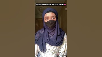 2 Duas to get married to the person you want❤️ #hijabi #muslimah #short #youtubeshorts #lifeofsyeda
