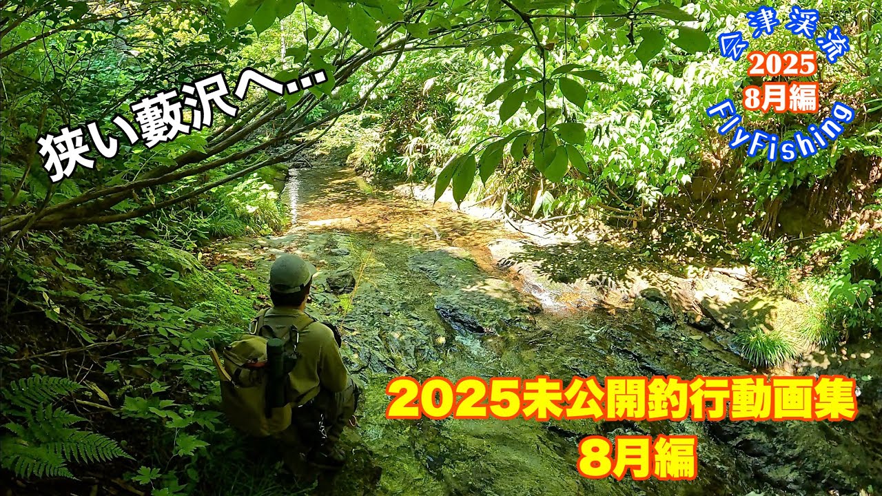 【会津渓流FlyFishing】2025未公開釣行動画集 8月編