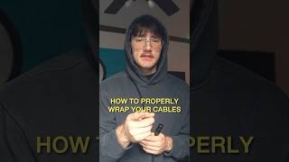 How to properly wrap your cables #cables #musicproducer #homestudiotips #cablemanagement #studiotips