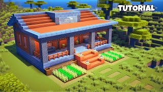 Minecraft: Survival House - Acacia Wood (Easy)🏡30
