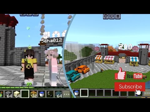 we finally complete our zoo in Minecraft survival with my sister ...