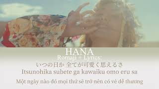 [Romaji + Vietsub] Hana(花) - Fujii Kaze I Lyrics Video