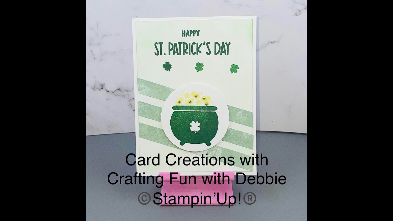 Easy St. Patrick’s Day Card Anyone Can Make! 🍀 Stampin’ Up! Good Luck