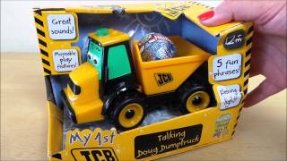 My 1st JCB Doug The Talking Dump Truck Toy