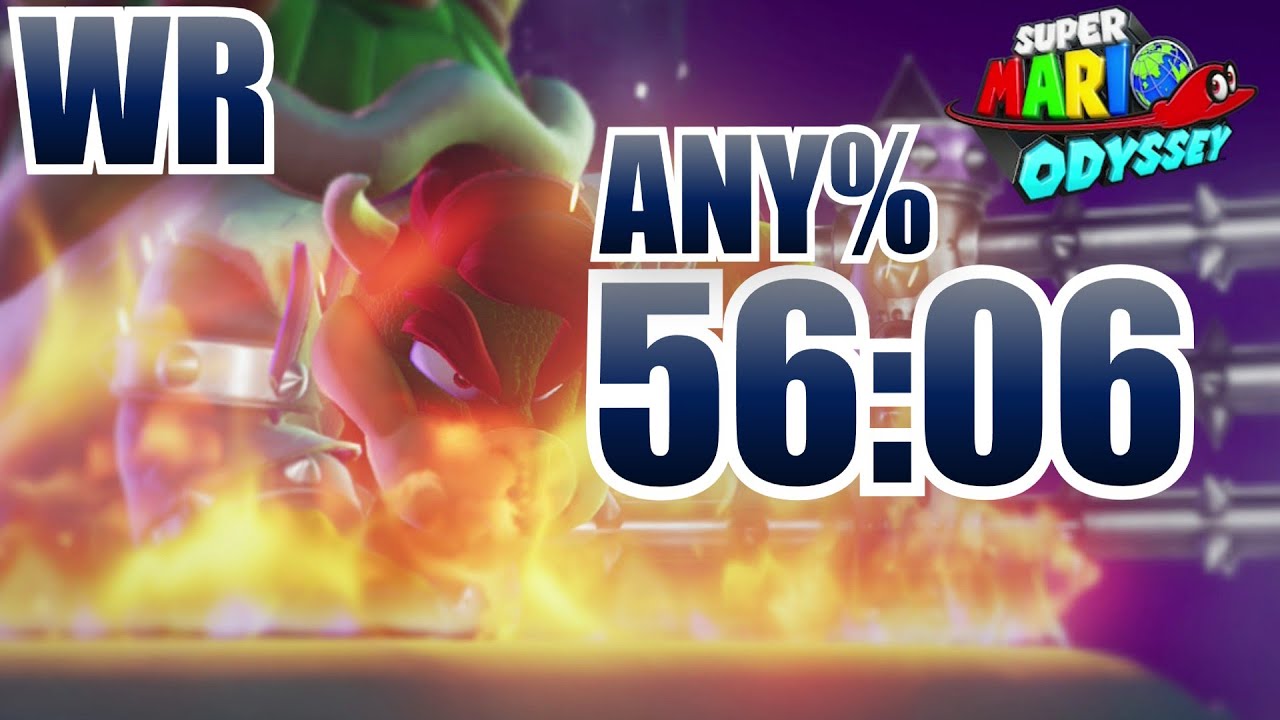 [fWR] Super Mario Odyssey Any% Speedrun in 