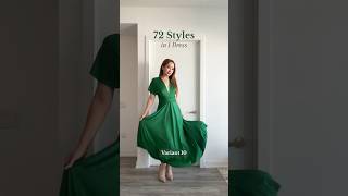 Athlete Statistics 72 Styles in 1 Dress | How to Style Infinity Dress Tutorial #Fashion #InfinityDress #StylingTutorial