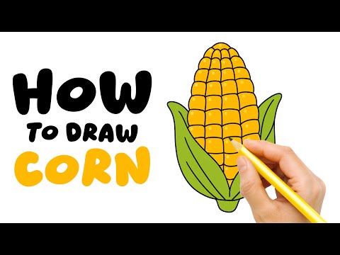 How To Draw Corn – Easy & Fun Drawing for Kids