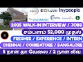 🔥 Chennai , Coimbatore Jobs 2025 | Latest Tamil Jobs for Freshers & Experienced | Daily Job Updates