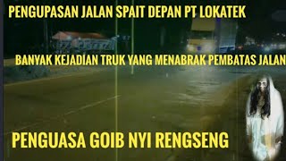Pengupasan Dijalan Spait Depan PT lokatex Pekalongan