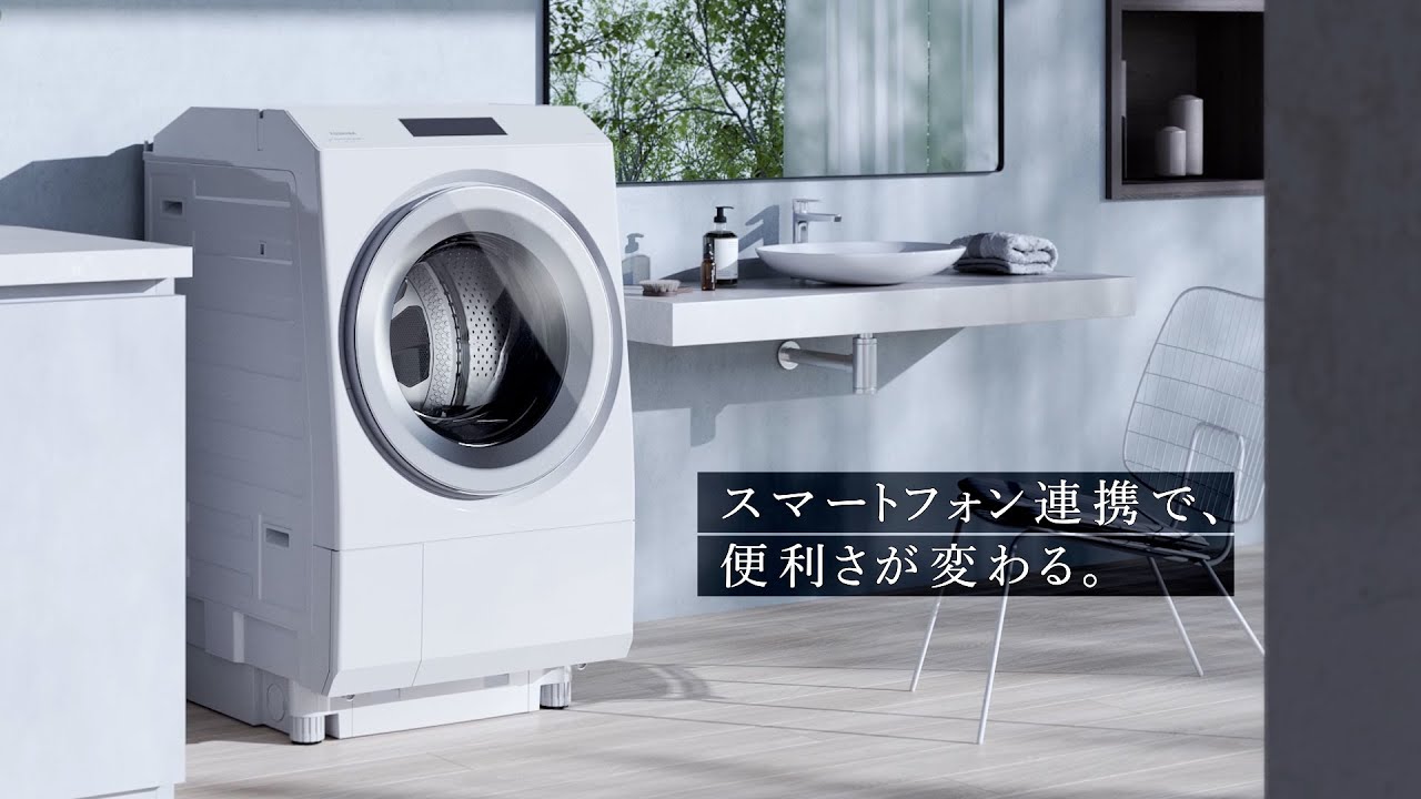 Drum-type washer/dryer ZABOON Smartphone-linked (TW-127XP3