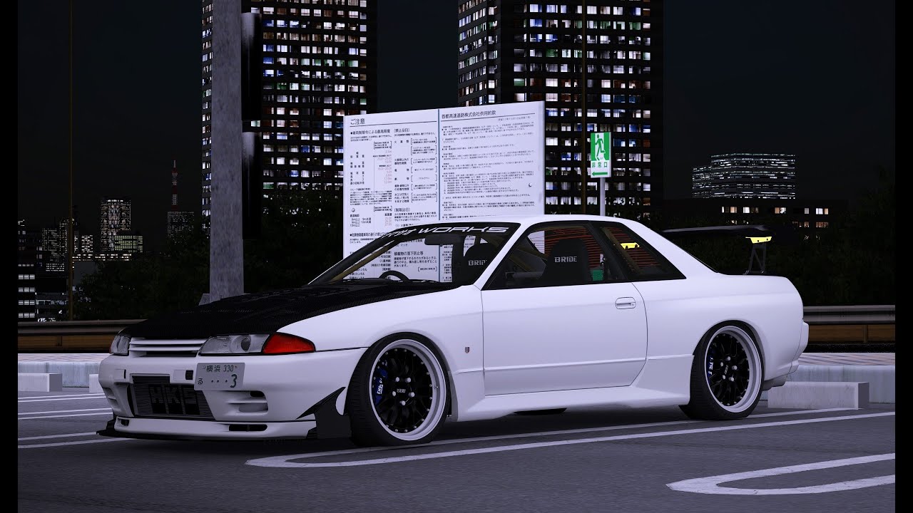 (Assetto Corsa) NISSAN GTR BNR32 | TATSUMI PA - C1 INNER LOOP - YouTube