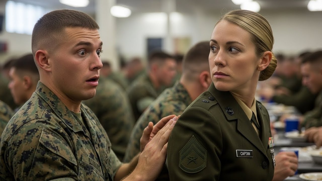 A US Marine Shoved Her in the Mess Hall — Unaware She Outranked Everyone  Watching - YouTube