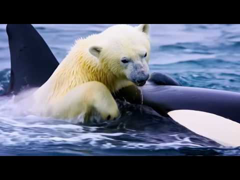 Killer Whale vs Polar Bear — The Most Brutal Battle in the Arctic! ❄️🐋🩸🐻‍❄️| Nature’s Showdown