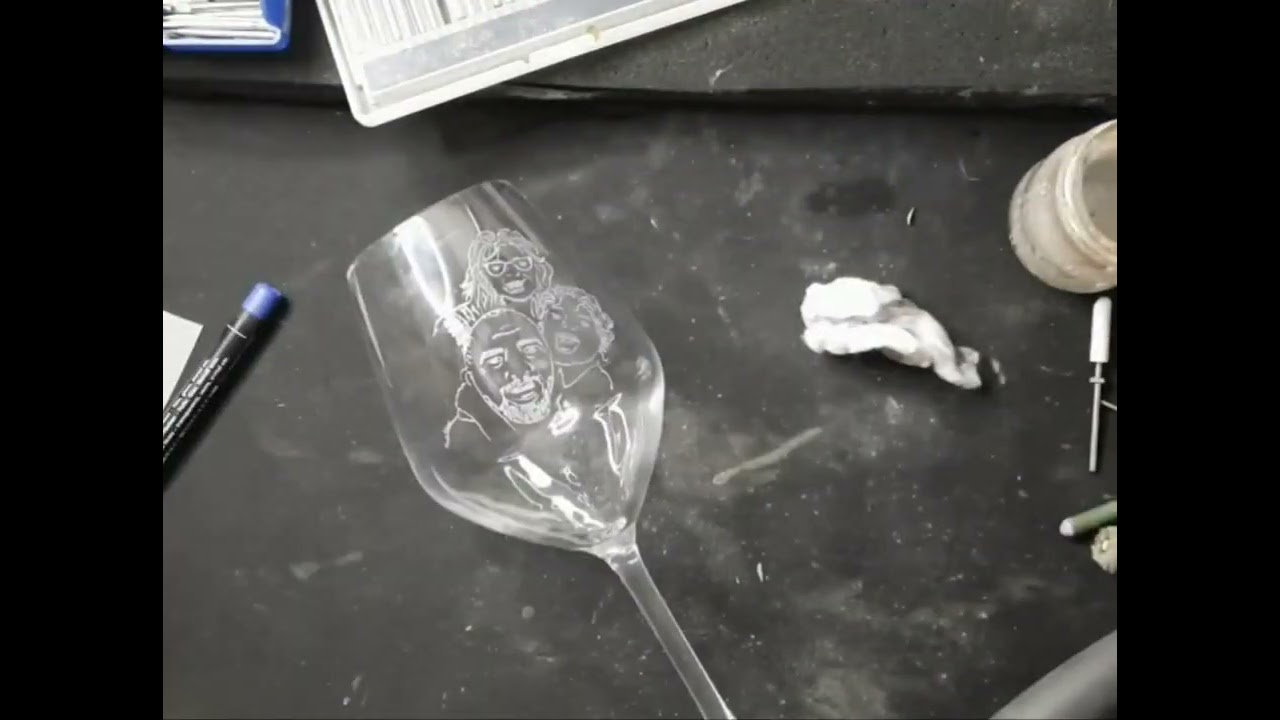 Calice con foto fumettistica