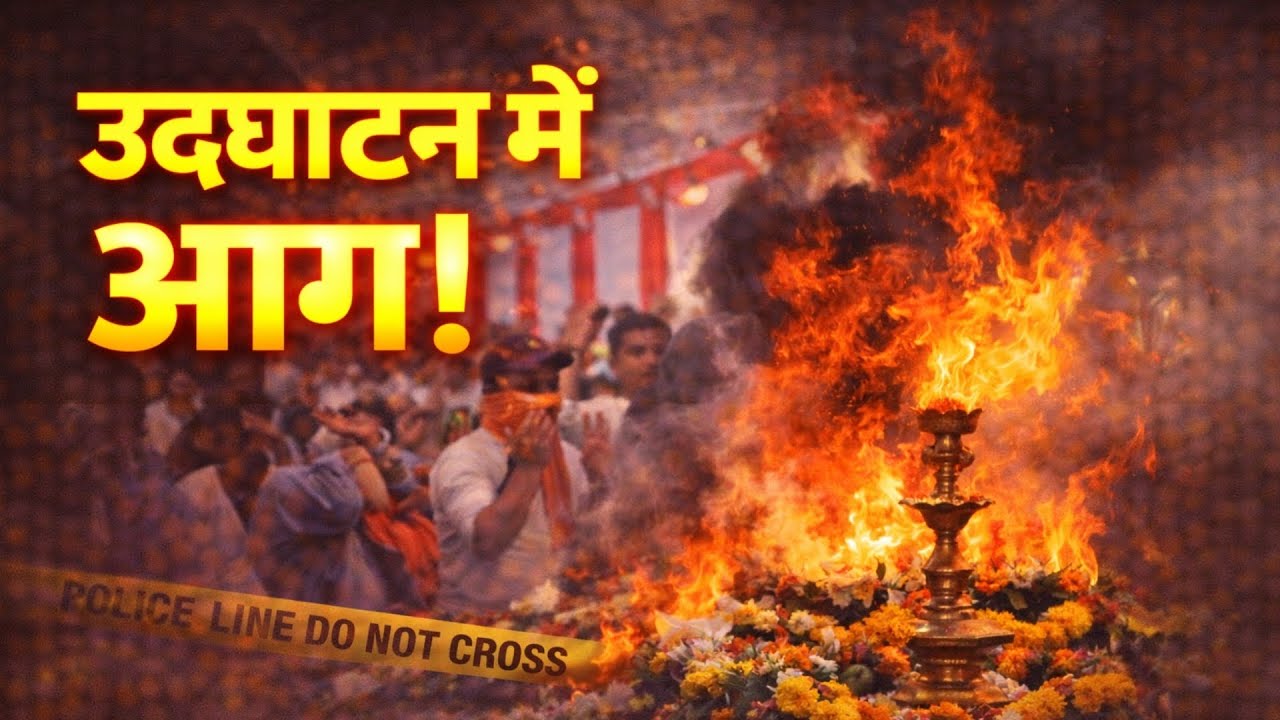 Vrindavan Hotel Fire: उद्घाटन के दौरान लगी भीषण आग, महिला और बच्ची झुलसी, शॉर्ट सर्किट की आशंका