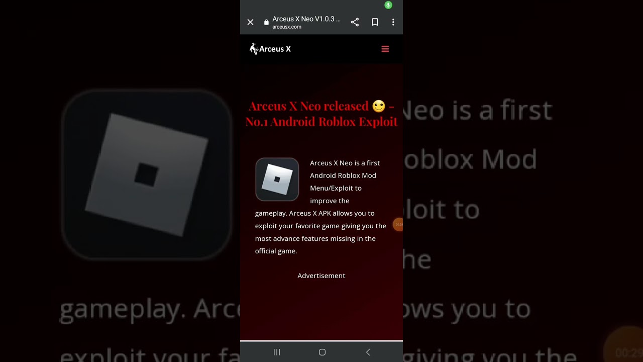 Roblox Arceus X NEO 1.0.3 : Free Download, Borrow, and Streaming : Internet  Archive