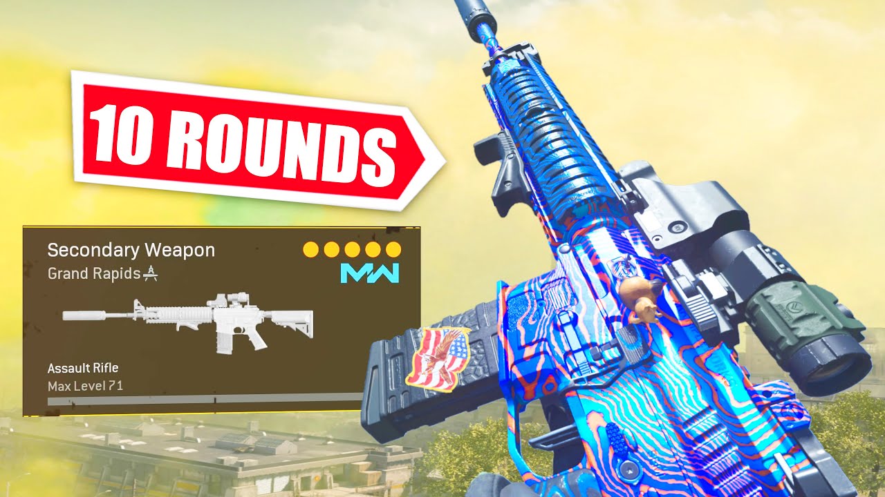 I Used The 10 Round M4A1 Sniper Build In Warzone (Rebirth Island Gameplay) *NEW* 10 Round SOCOM M4