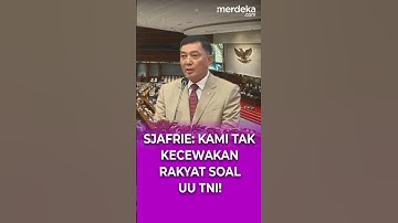 Menhan Sjafrie Soal UU TNI: Kami Tak Kecewakan Rakyat!