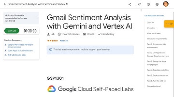 Gmail Sentiment Analysis with Gemini and Vertex AI GSP1301