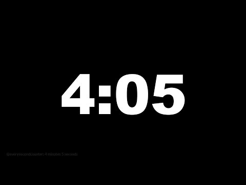 4 minutes 5 seconds [245 secs] clock timer countdown || Alarm Focus