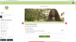 How to plant trees via the Plant for the Planet app