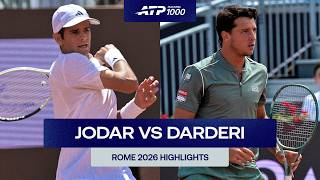 Rafael Jodar vs. Luciano Darderi Highlights | Rome 2026 Quarter-Final