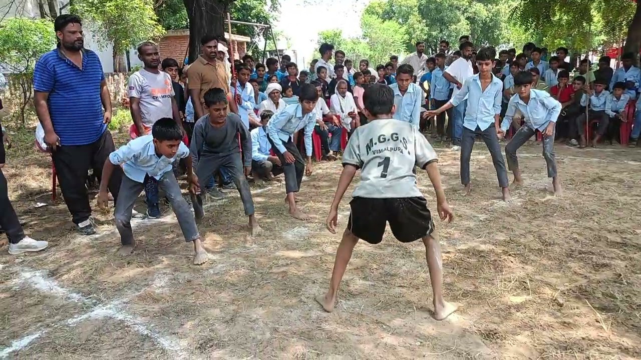 खजुरिया तिवाडिया वर्सेस ब्रह्मपुरी का अंडर 14 कबड्डी ब्लॉक स्टारी टूर्नामेंट सवाई जयसिंहपुरा बस्सी,