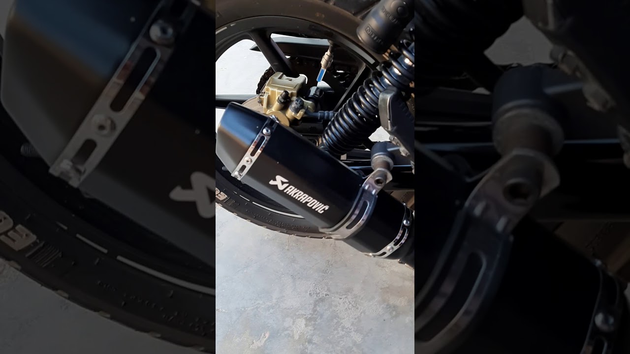 Pulsar 150 twin disc brake akrapovic exhaust YouTube