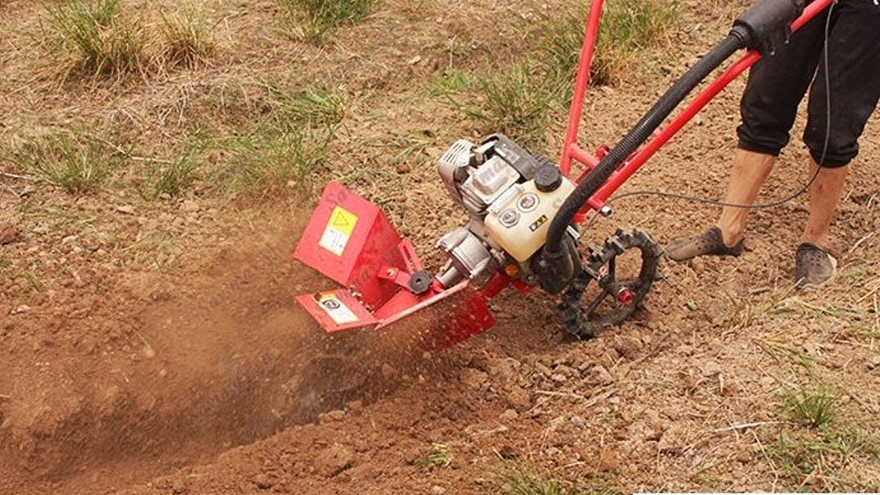 MÁY ĐÀO BỒN, XỚI ĐẤT TRỒNG CÂY OSHIMA MDB-75 - youtube