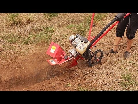 Video MÁY ĐÀO BỒN, XỚI ĐẤT TRỒNG CÂY OSHIMA MDB-75 - youtube