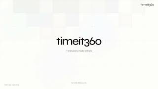 TimeIt360 — School Timetable Software | Generate Timetables in Minutes