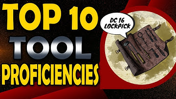Top 10 Best Tool Proficiencies in DnD 5e