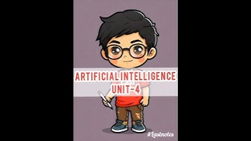 #LastNotes of ARTIFICIAL INTELLIGENCE (Unit-4) B.tech Sem-5....# Take it or Leave it 😉