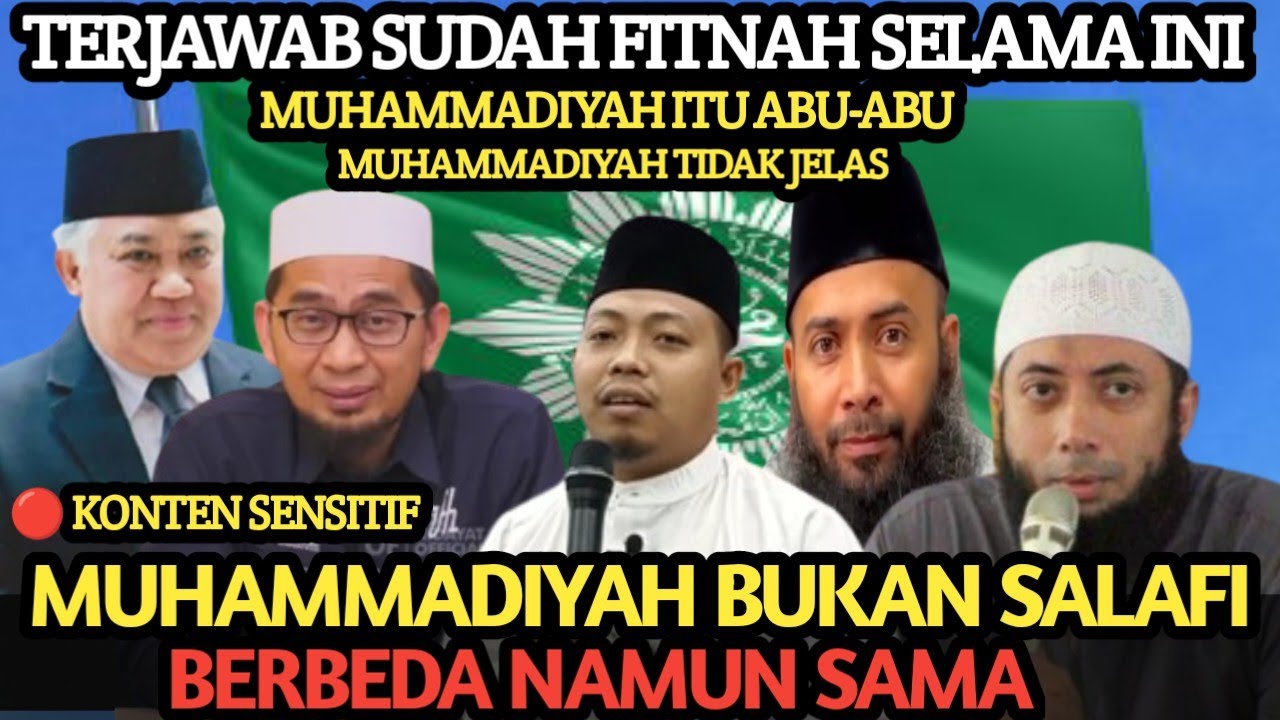 Kupas Tuntas Muhammadiyah dan salafi sama namun berbeda 'Ust Muhammad Ridwan