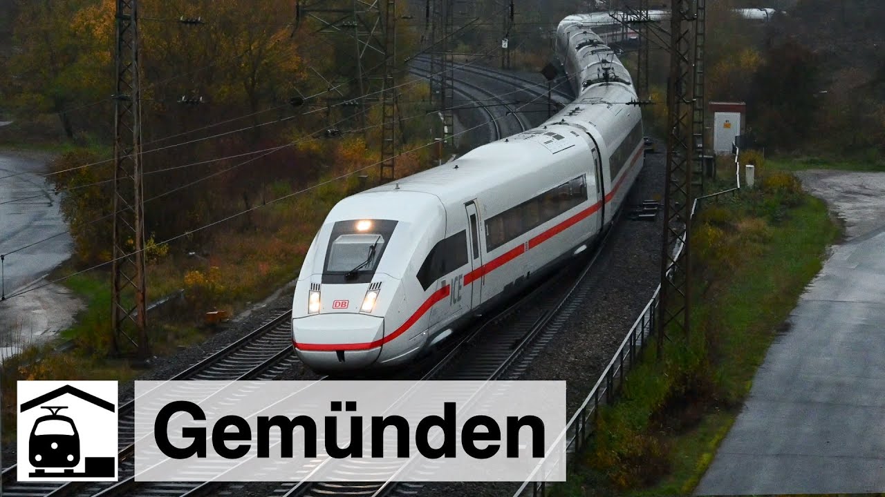 Gemünden Abzweig Zollberg: ICE- und Güterzugumleiter