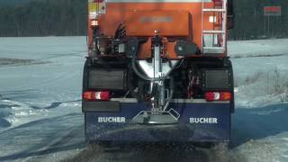 Bucher Municipal - Unimog U 530 mit Gmeiner Yeti 2700 Streuautomat und EcoSat Steuerung