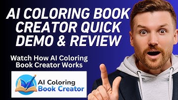 AI Coloring Book Creator Quick DEMO & Review | Quick Walkthrough
