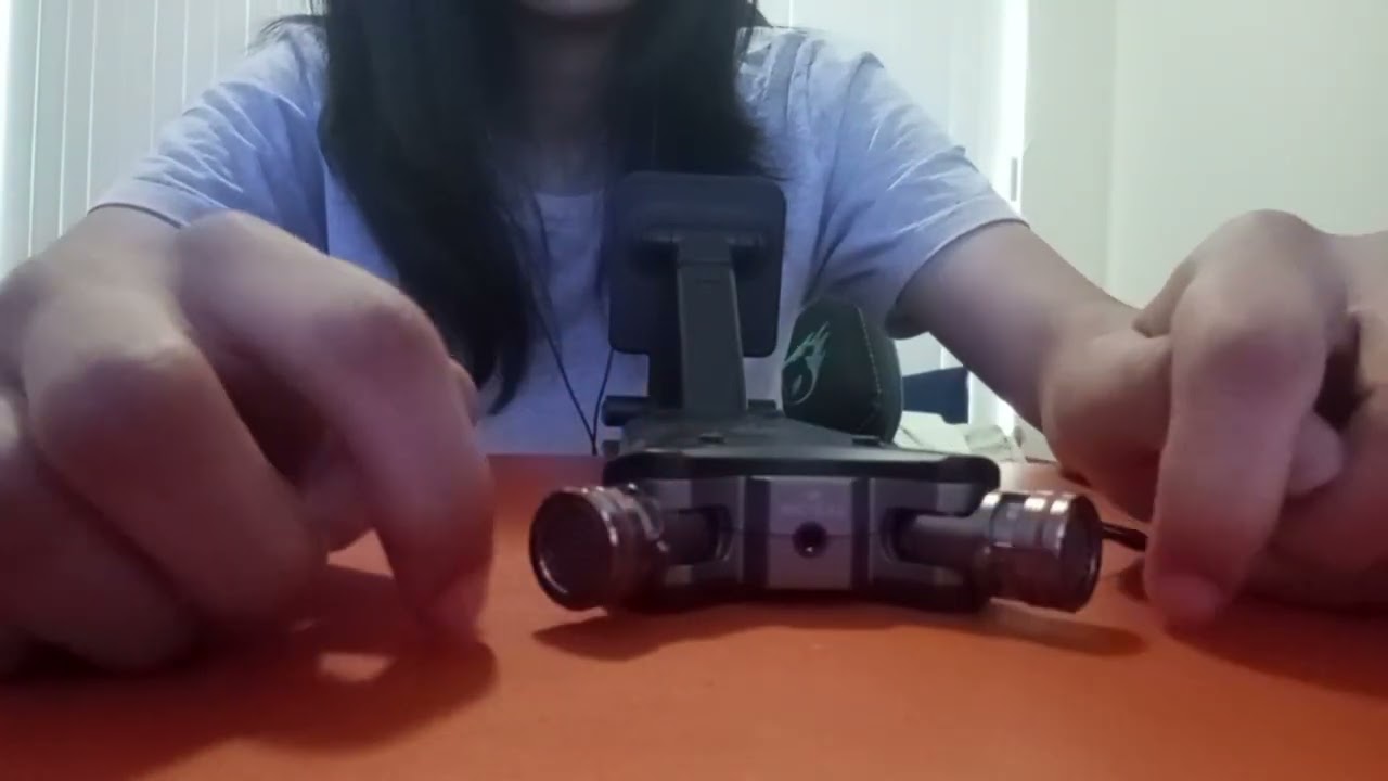 my first asmr (with a mic) °•°