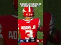 Adams Jr. ➡️ Brooks for the TD!