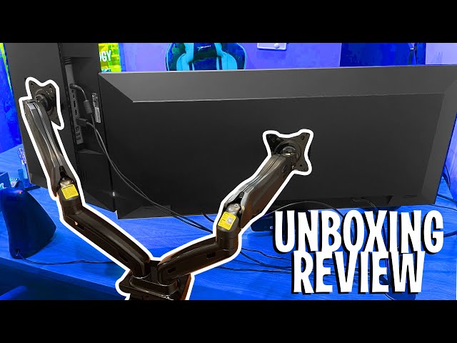 HUANUO Dual Monitor Arm Gas Spring Review