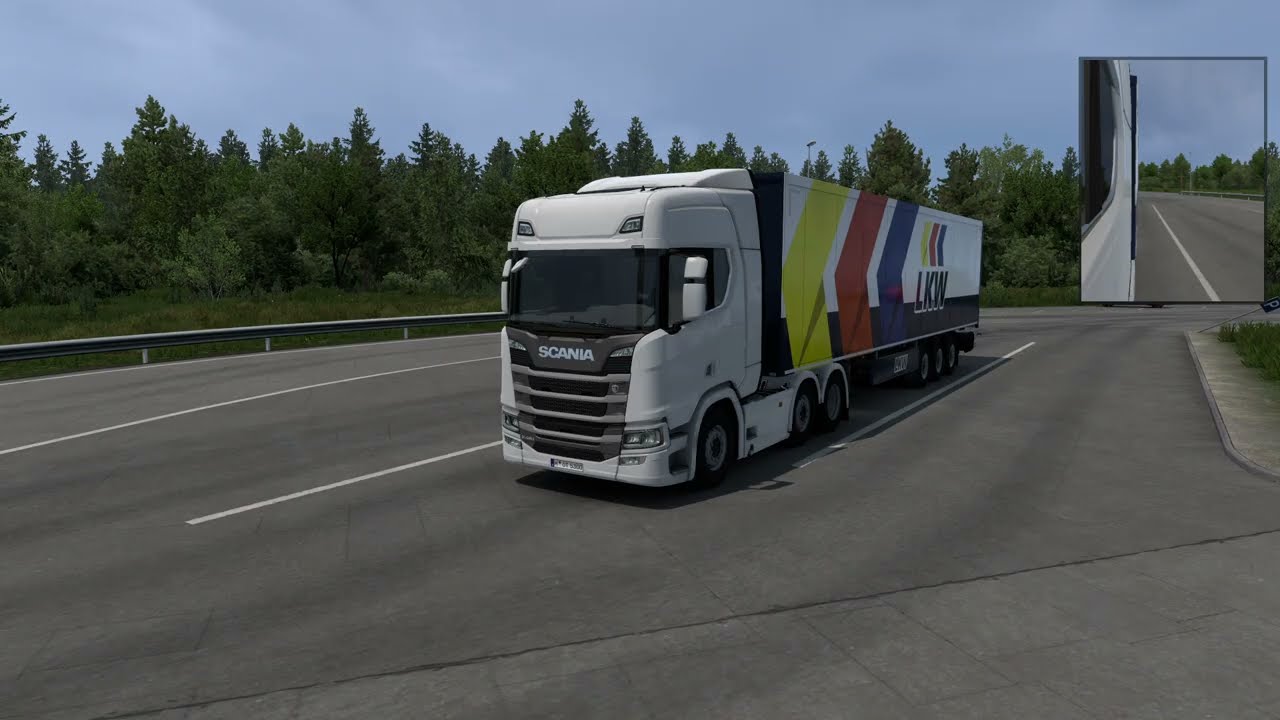 ETS 2 SCANIA R450 İLE BİSİKLET AMORTİSÖRÜ TAŞIYORUZ YARDIRMALI KISA BİR SEFER