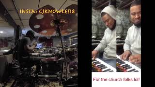 Deyquan ft Cj knowles Alpha and Omega Remix (Drum cover)