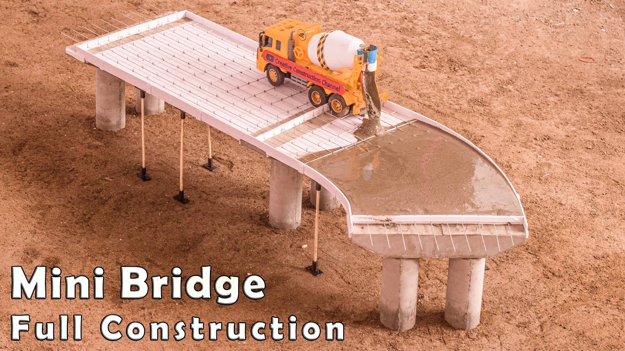 🔥 Full Mini Bridge Construction 🔥🔥🔥