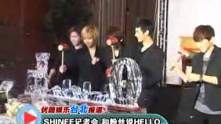 Shinee Breaking Ice In Taiwan Press Conference