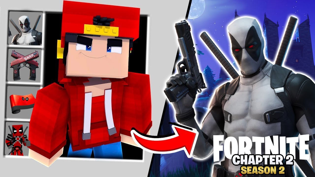 Minecraft - HOW TO BECOME X-FORCE DEADPOOL!!