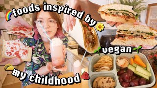 Making foods inspired by my childhood🥪 veganized🌱 PART 2: lunchable, taco bell, starbucks frappe🍓 by emily ewing 23,492 views 8 months ago 28 minutes