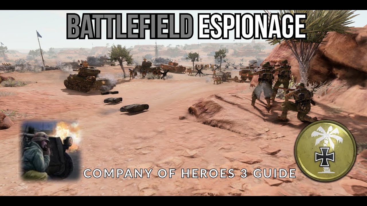 How-to Battlefield Espionage Battlegroup | COH3 4v4 Guide | Alam El Halfa