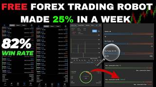 25% Profit Made by Our Free Forex Robot in One Week with an 82% Win Rate